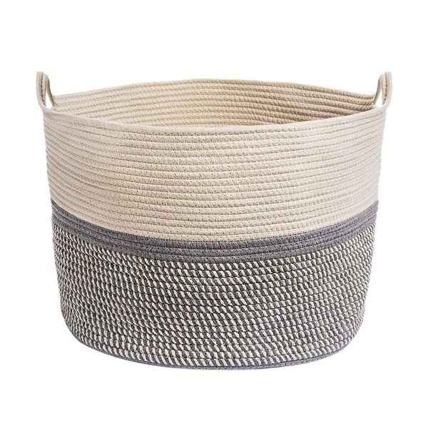 large blanket basket corn skin woven cotton rope storage laundry with handle toy organizer baskets
large blanket basket corn skin woven cotton rope storage laundry with handle toy organizer baskets