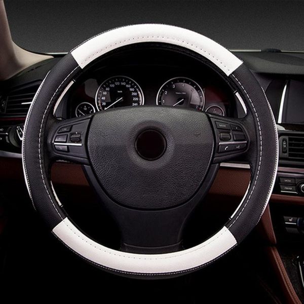 sport leather car steering wheel cover fashion patchwork universal interior accessories covers
sport leather car steering wheel cover fashion patchwork universal interior accessories covers