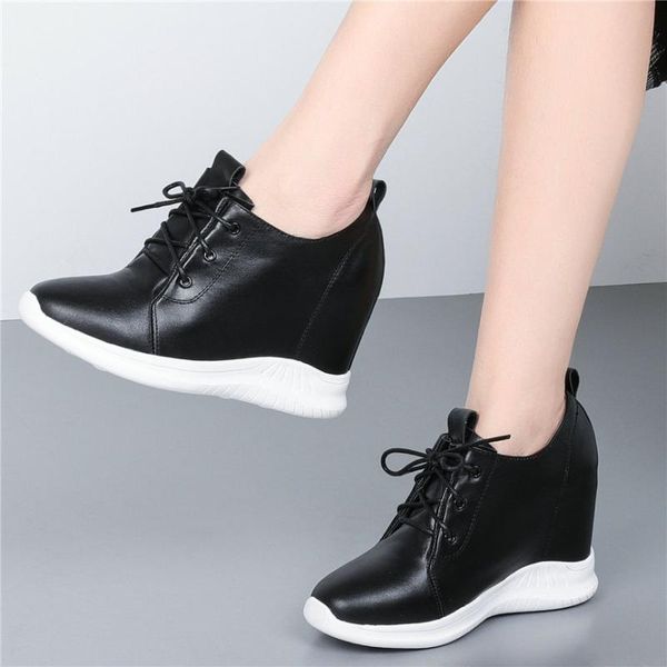 boots fashion sneakers women lace up genuine leather wedges high heel ankle female comfortable walking shoes casual travel, Black
boots fashion sneakers women lace up genuine leather wedges high heel ankle female comfortable walking shoes casual travel, Black