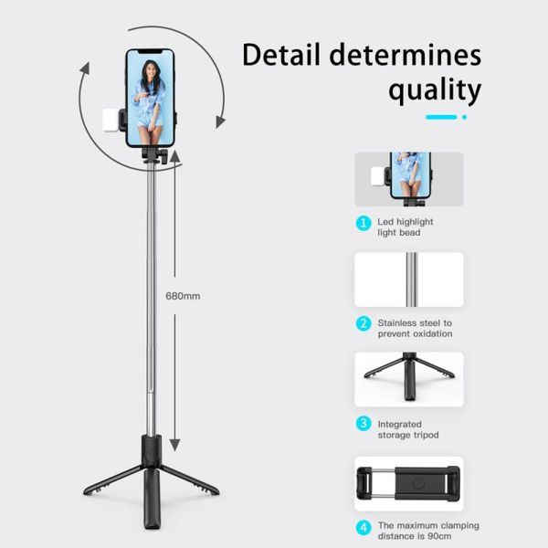 selfie monopods universal phone stick camera bracket with fill lamp wireless foldable mini tripod smart remote 
selfie monopods universal phone stick camera bracket with fill lamp wireless foldable mini tripod smart remote