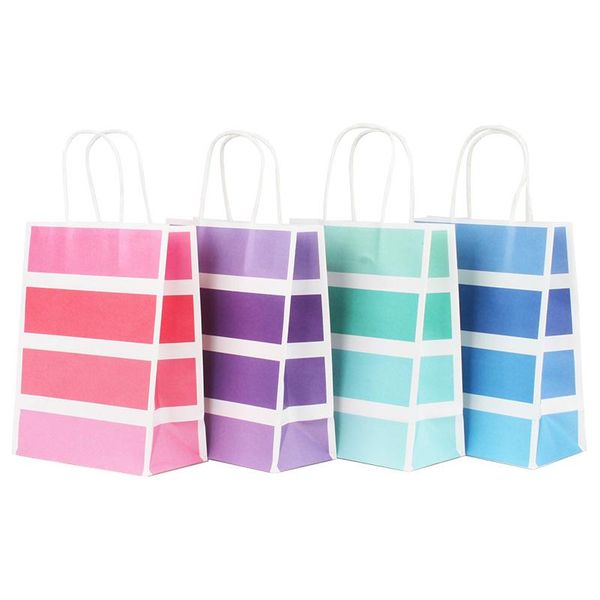 gift wrap 12pcs paper bags colorful striped line packing business advertisement commercial package
gift wrap 12pcs paper bags colorful striped line packing business advertisement commercial package