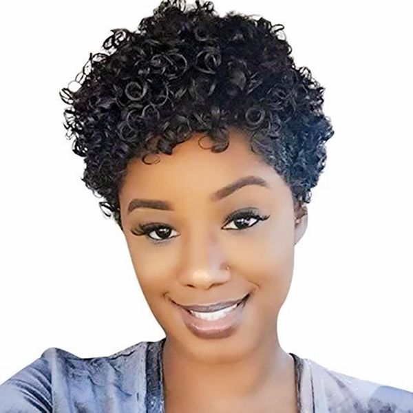 short afro curly human hair wigs forblack women kinky curl afrowig for african american replacement wig natural black color 1b, Black;brown
short afro curly human hair wigs forblack women kinky curl afrowig for african american replacement wig natural black color 1b, Black;brown