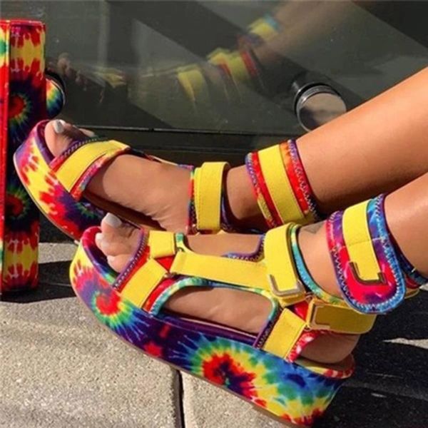 ladies platform gladiator sandals ins colorful wedges summer women party shoes woman outdoor beach, Black
ladies platform gladiator sandals ins colorful wedges summer women party shoes woman outdoor beach, Black