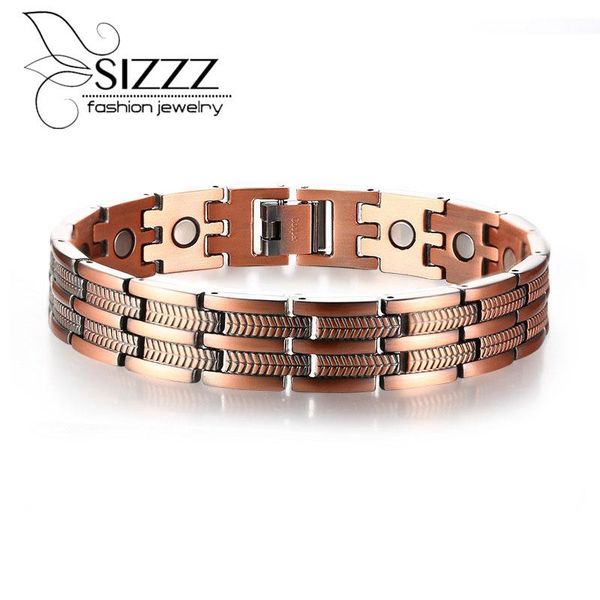 charm bracelets sizzz red copper magnetic health european and american style men's bracelet&bangles, Golden;silver
charm bracelets sizzz red copper magnetic health european and american style men's bracelet&bangles, Golden;silver