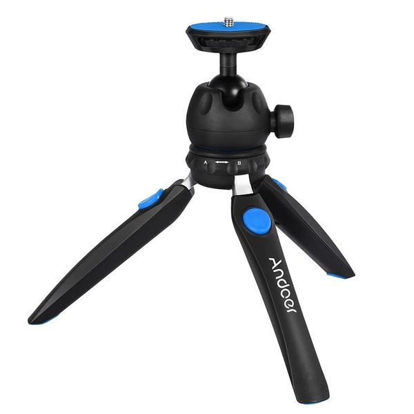 4colors andoer mini tripod tableportable foldable phone camera stand ball head+1/4"screw for cameras led video light tripods
4colors andoer mini tripod tableportable foldable phone camera stand ball head+1/4"screw for cameras led video light tripods