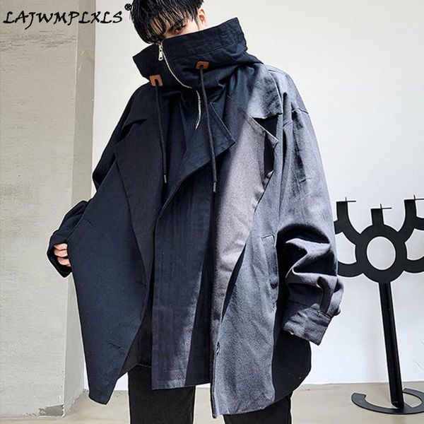 men's trench coats men fashion big collar windbreaker loose casual hooded jacket male women streetwear hip hop autumn spring coat outer, Tan;black
men's trench coats men fashion big collar windbreaker loose casual hooded jacket male women streetwear hip hop autumn spring coat outer, Tan;black