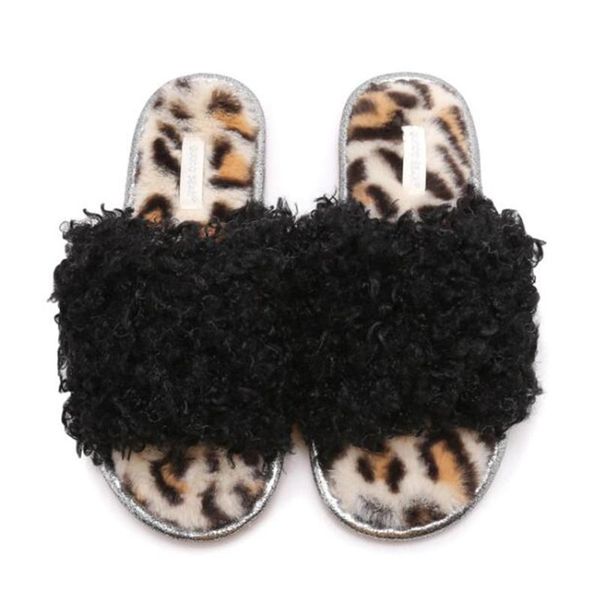 winter women house slippers curly plush warm flat shoes bedroom female slip on home leopard furry ladies zy656, Black
winter women house slippers curly plush warm flat shoes bedroom female slip on home leopard furry ladies zy656, Black