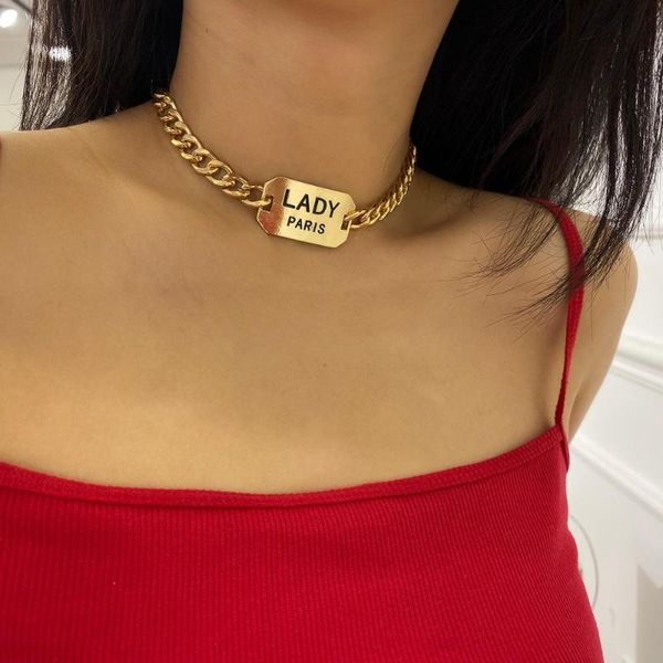 pendant necklaces vintage ladies simple fashion necklace curb chunky chain neck collar jewelry gold color punk hip hop accessories, Silver
pendant necklaces vintage ladies simple fashion necklace curb chunky chain neck collar jewelry gold color punk hip hop accessories, Silver