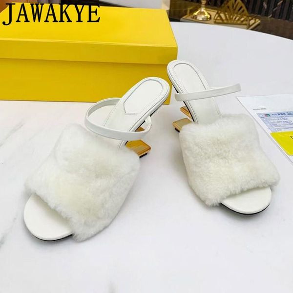 slippers 2022 autumn runway high heels wedge slides open toe natural fur shoes party dress mules brand women, Black
slippers 2022 autumn runway high heels wedge slides open toe natural fur shoes party dress mules brand women, Black