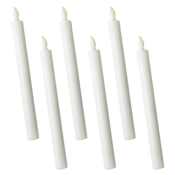 6pcs electronic long candle lights led simulation candles decorative lamps party supplies (warm white)
6pcs electronic long candle lights led simulation candles decorative lamps party supplies (warm white)