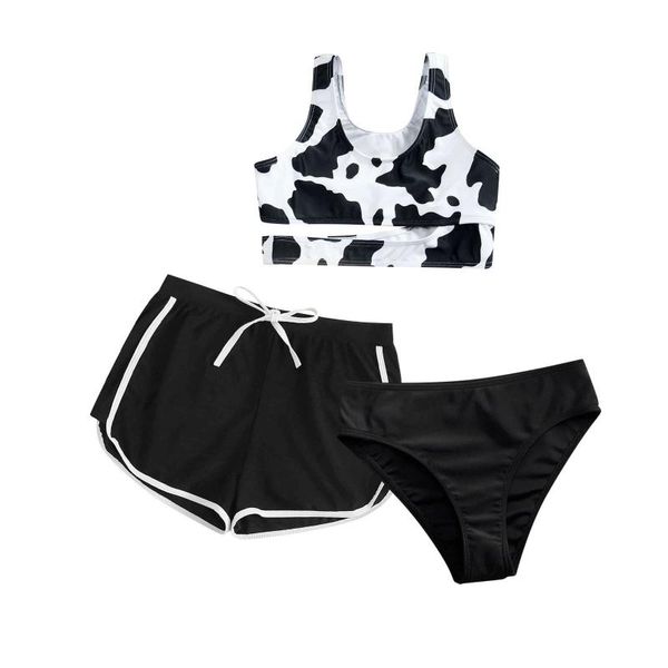 one-pieces cow floral print swimwear cut out swimsuit for teenager kids girls summer three-piece bikini sets swimming bathing 8-14 years, Black
one-pieces cow floral print swimwear cut out swimsuit for teenager kids girls summer three-piece bikini sets swimming bathing 8-14 years, Black