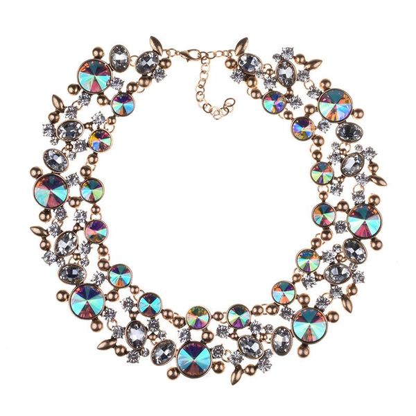 chokers vintage statement luxury gem full rhinestone collar choker necklace for women fashion jewelry banquet accessories collier, Golden;silver
chokers vintage statement luxury gem full rhinestone collar choker necklace for women fashion jewelry banquet accessories collier, Golden;silver