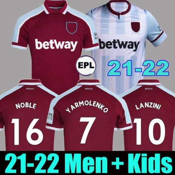 21 22 west soccer jerseys ham 2021 2022 united home away yarmolenko lanzini noble bowen antonio football shirt fornals cresswell mens + kids, Black;yellow 
21 22 west soccer jerseys ham 2021 2022 united home away yarmolenko lanzini noble bowen antonio football shirt fornals cresswell mens + kids, Black;yellow
