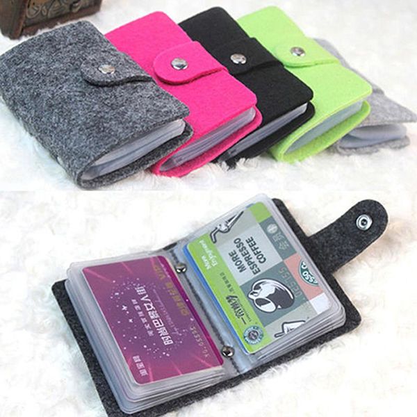 card holders 24 slots vintage felt women's men's id button case holder wallet organizer gift business, Brown;gray
card holders 24 slots vintage felt women's men's id button case holder wallet organizer gift business, Brown;gray