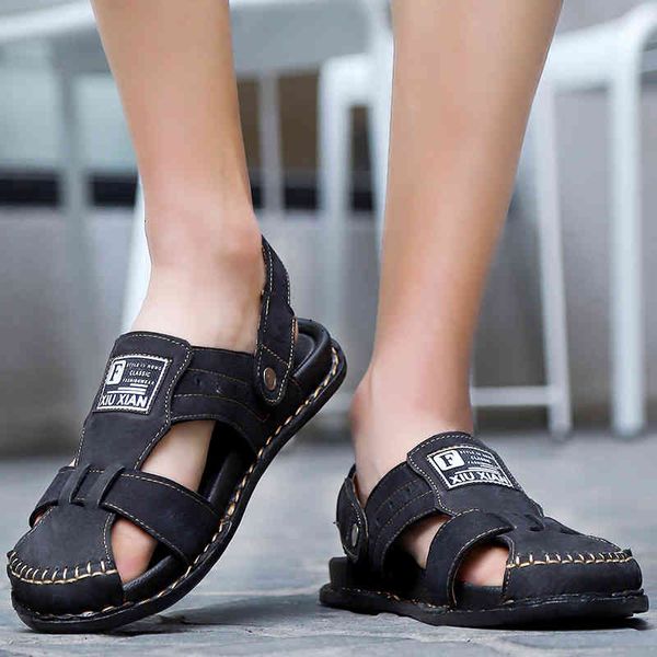 slippers summer sandals men leather classic roman 2021 slipper outdoor sneaker beach men's wading shoes trekking casual fxjt, Black
slippers summer sandals men leather classic roman 2021 slipper outdoor sneaker beach men's wading shoes trekking casual fxjt, Black