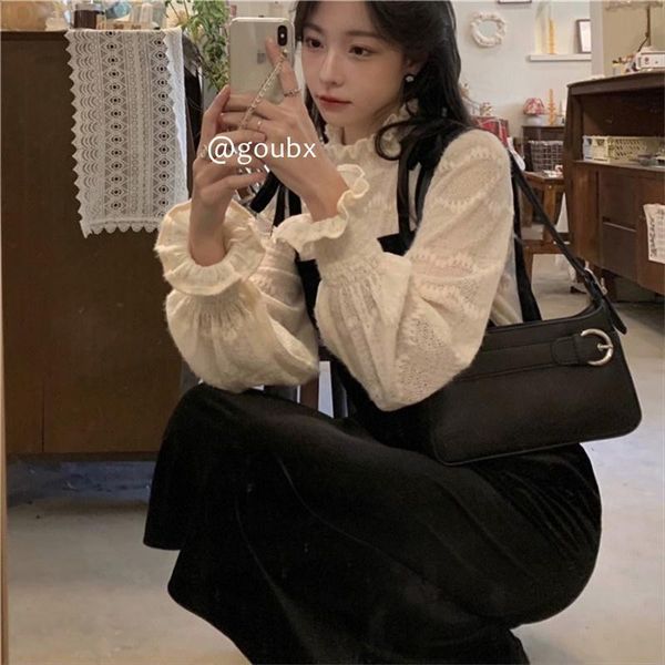 casual dresses fall 2021 hong kong style retro high sense graceful fashionable set women's bottoming shirt dress two-piece, Black;gray
casual dresses fall 2021 hong kong style retro high sense graceful fashionable set women's bottoming shirt dress two-piece, Black;gray