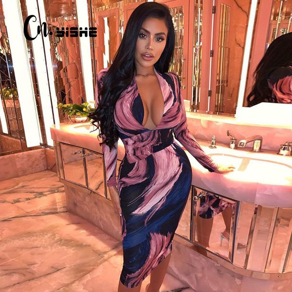 cnyishe boho print tie dye v-neck midi dress women streetwear long sleeve sheath dresses vestidos christmas party outfits 210419, Black;gray
cnyishe boho print tie dye v-neck midi dress women streetwear long sleeve sheath dresses vestidos christmas party outfits 210419, Black;gray