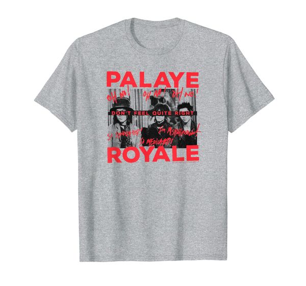 palaye royale oh no t-shirt, White;black 
palaye royale oh no t-shirt, White;black