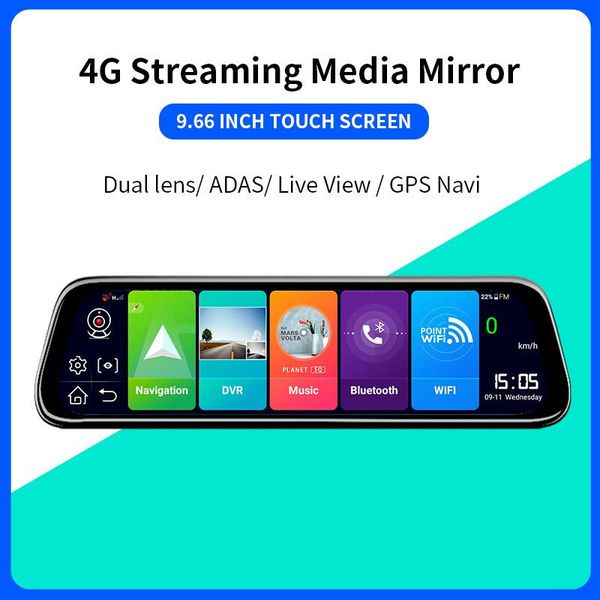 car video 4g intelligent dual recording hd wifi e-dog night vision reversing image 10 inch rear view mirror navigation
car video 4g intelligent dual recording hd wifi e-dog night vision reversing image 10 inch rear view mirror navigation