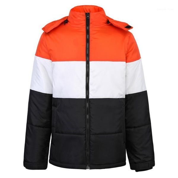 men's down & parkas winter thick warm jacket pure color cotton casual clothing, Black
men's down & parkas winter thick warm jacket pure color cotton casual clothing, Black