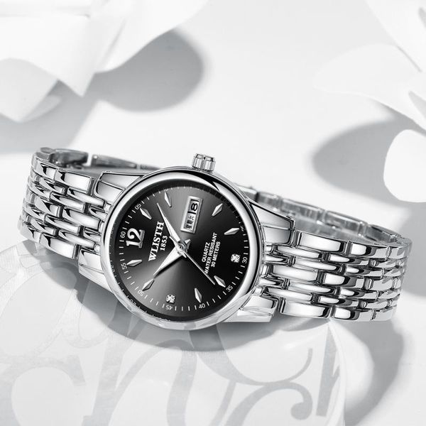 wristwatches wlisth couple watches simple casual ladies quartz wristwatch stainless steel luminous waterproof trend women watch reloj muje, Slivery;brown
wristwatches wlisth couple watches simple casual ladies quartz wristwatch stainless steel luminous waterproof trend women watch reloj muje, Slivery;brown