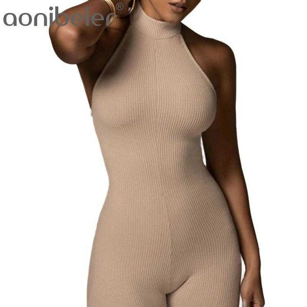 backless halter women jumpsuit sleeveless skinny solid rompers female spring autumn high street casual playsuit 210604, Black;white
backless halter women jumpsuit sleeveless skinny solid rompers female spring autumn high street casual playsuit 210604, Black;white
