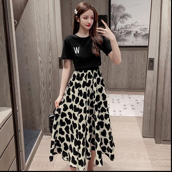 womens skirts summer women high waist peach heart print chiffon casual long midi ladies fashion big swing skirt, Black
womens skirts summer women high waist peach heart print chiffon casual long midi ladies fashion big swing skirt, Black