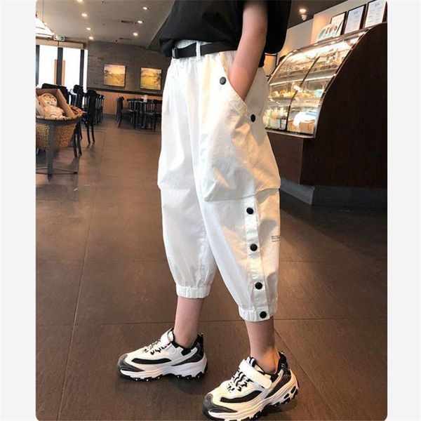 trousers high waist cargo pants for kids girls pure color cool pocket loose cotton sport running teens girl 5-14 years, Blue
trousers high waist cargo pants for kids girls pure color cool pocket loose cotton sport running teens girl 5-14 years, Blue