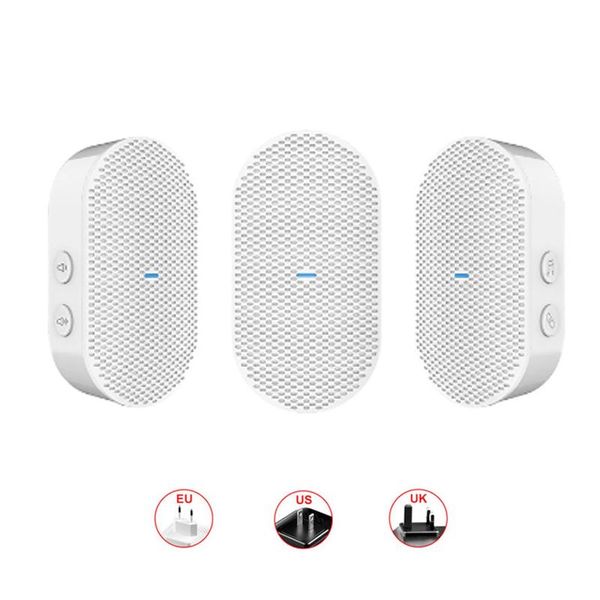 doorbells eken wireless doorbell chime ac90-250v 52 chimes 110db receiver low power consumption for wifi video v5 v7 t8
doorbells eken wireless doorbell chime ac90-250v 52 chimes 110db receiver low power consumption for wifi video v5 v7 t8