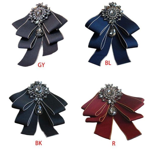 men wedding ribbon neck tie faux crystal rhinestone drop bowtie brooch pin badge ties, Blue;purple
men wedding ribbon neck tie faux crystal rhinestone drop bowtie brooch pin badge ties, Blue;purple