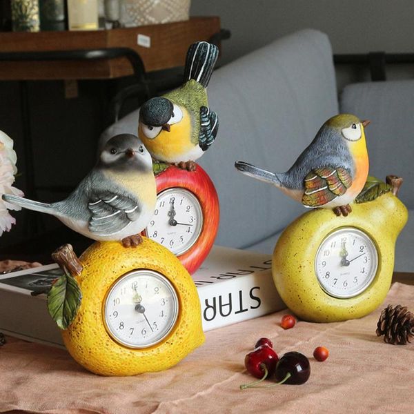 cute little bird fruit small table clock vintage bedroom resin desk deskclocks home decor silent watch for kids gift &
cute little bird fruit small table clock vintage bedroom resin desk deskclocks home decor silent watch for kids gift &