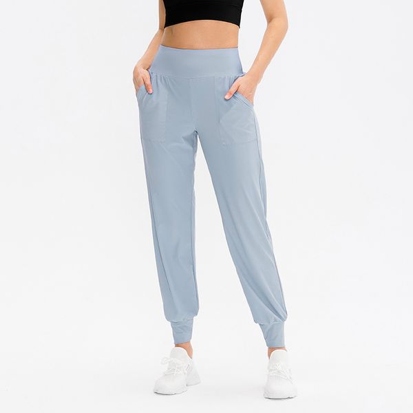 Women's autumn loose yoga trousers running training beam foot sweatpants pocket casual quick-drying fitness pants, White;red
Women's autumn loose yoga trousers running training beam foot sweatpants pocket casual quick-drying fitness pants, White;red