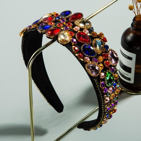 other elegant baroque colorful water drop wide headband for woman vintage multi color rhinestone hairband party hair accessories, Golden;white
other elegant baroque colorful water drop wide headband for woman vintage multi color rhinestone hairband party hair accessories, Golden;white