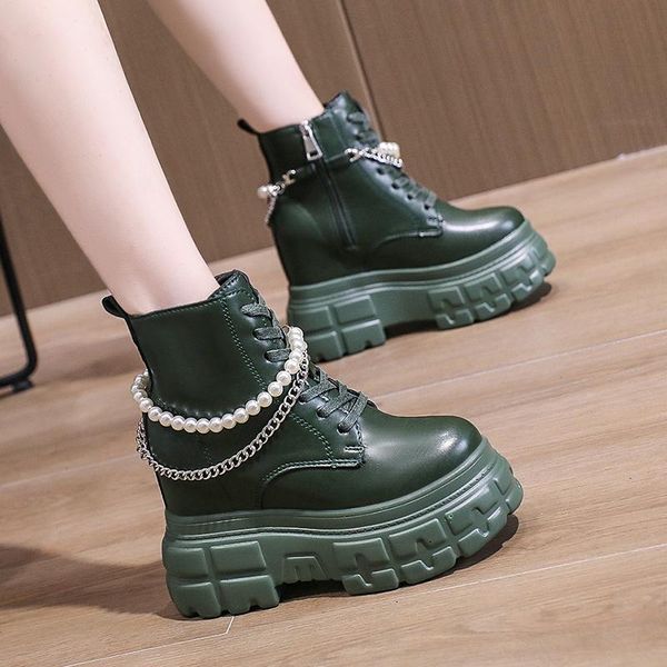 boots 2021 women fashion chain decorate side zipper ankle platform high heels woman winter keep warm, Black
boots 2021 women fashion chain decorate side zipper ankle platform high heels woman winter keep warm, Black