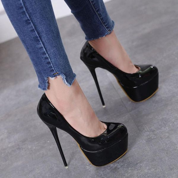 super high (8cm-up) women shoes extreme heels for ladies dress thick platform womans party pumps plus size club, Black
super high (8cm-up) women shoes extreme heels for ladies dress thick platform womans party pumps plus size club, Black
