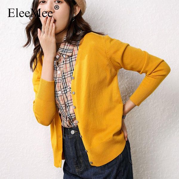 women's knits & tees eleemee casual knitted sweater for women long sleeve cardigan single breasted short coat autumn fashion plus size, White
women's knits & tees eleemee casual knitted sweater for women long sleeve cardigan single breasted short coat autumn fashion plus size, White