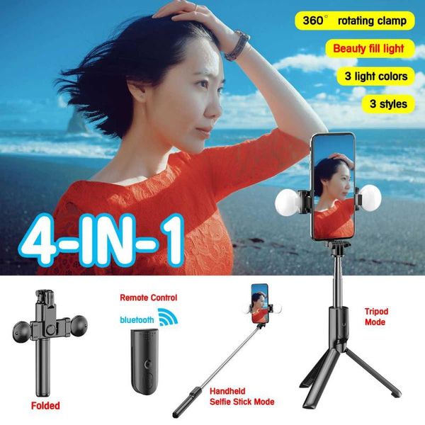 selfie monopods 4 in 1 stick phone tripod led ring light extendable monopod with bluetooth remote for smartphone
selfie monopods 4 in 1 stick phone tripod led ring light extendable monopod with bluetooth remote for smartphone