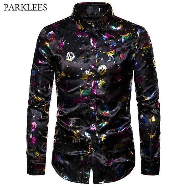 trendy nightclub shiny design pattern men's fashion lapel bar party halloween casual long-sleeved shirt men clothing 210524, White;black
trendy nightclub shiny design pattern men's fashion lapel bar party halloween casual long-sleeved shirt men clothing 210524, White;black