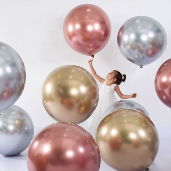 10pcs 36 inch metallic round latex balloons gold silver chrome large balloon birthday wedding decoration party plies
10pcs 36 inch metallic round latex balloons gold silver chrome large balloon birthday wedding decoration party plies