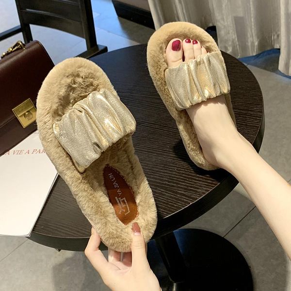 glitter fur slippers women furry flip flops cozy winter warm shoes pantuflas 2021 trendy bling slides plus size 35-40, Black
glitter fur slippers women furry flip flops cozy winter warm shoes pantuflas 2021 trendy bling slides plus size 35-40, Black