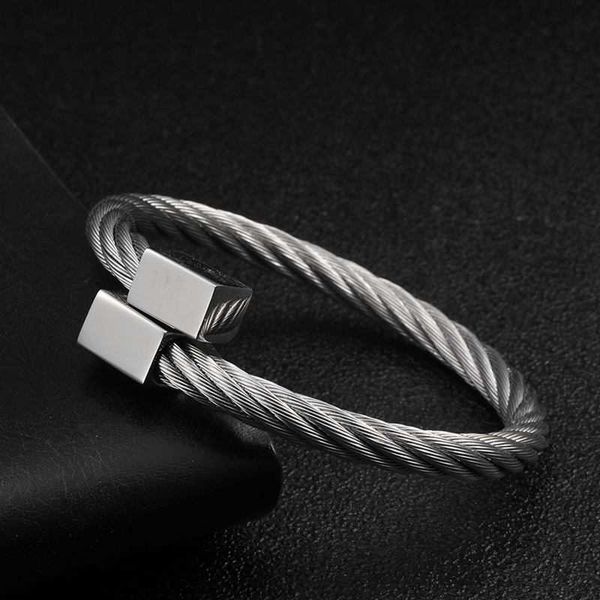 vintage mesh surface male charm sporty bracelets pulsera trendy square stainless steel open men women cuff bangles q0719, Black
vintage mesh surface male charm sporty bracelets pulsera trendy square stainless steel open men women cuff bangles q0719, Black