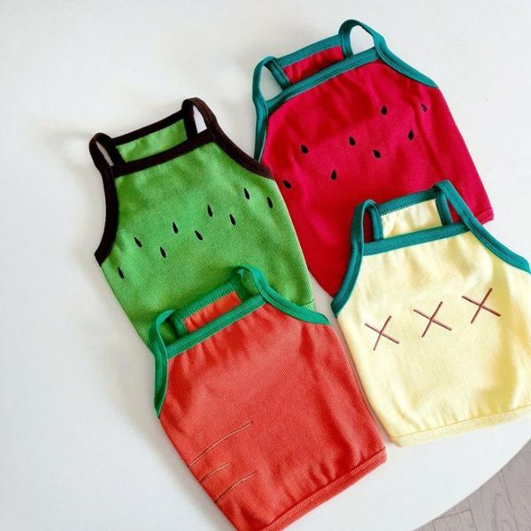 dog apparel fruit suspenders vest pet teddy bear xiong bomei schnauzer puppy puppies milk dogs cats small clothes
dog apparel fruit suspenders vest pet teddy bear xiong bomei schnauzer puppy puppies milk dogs cats small clothes