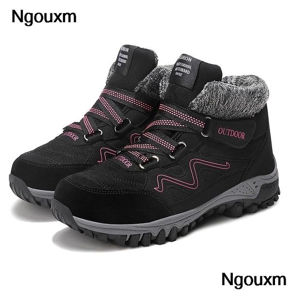 boots ngouxm fashion winter women lady genuine leather warm flat platform fur waterproof snow sneakers plush casual, Black
boots ngouxm fashion winter women lady genuine leather warm flat platform fur waterproof snow sneakers plush casual, Black