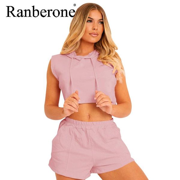 ranberone sport suit women hooded vest pocket shorts casual outfits 2 piece set streetwear summer fitness gym clothing, White;black
ranberone sport suit women hooded vest pocket shorts casual outfits 2 piece set streetwear summer fitness gym clothing, White;black