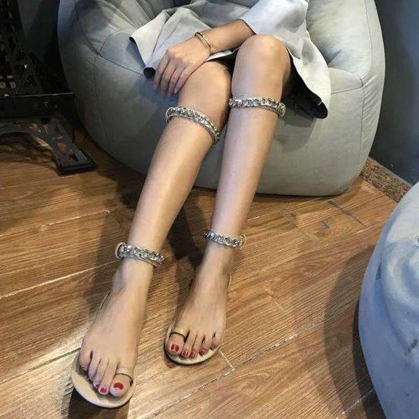 shoes woman open-toed casual sandals flip flops metal chains embellished buckle belt lace up wrap knee high sandal booties, Black
shoes woman open-toed casual sandals flip flops metal chains embellished buckle belt lace up wrap knee high sandal booties, Black