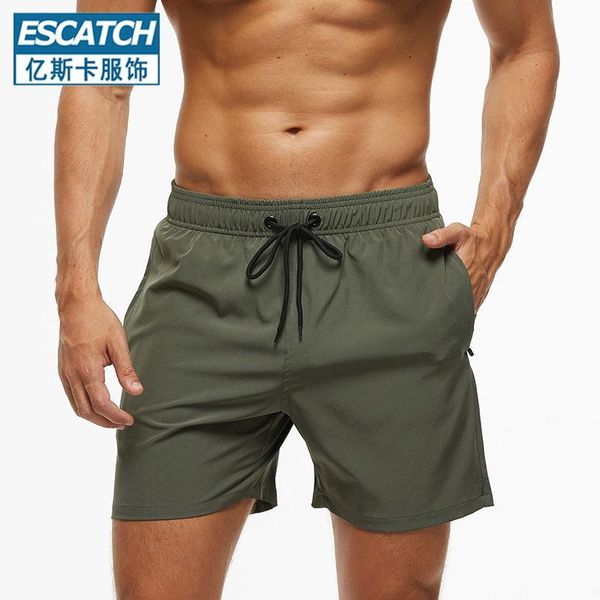 men's swimwear escatch beach pants solid color four-point casual shorts back pocket zipper stretch swimming trunks
men's swimwear escatch beach pants solid color four-point casual shorts back pocket zipper stretch swimming trunks