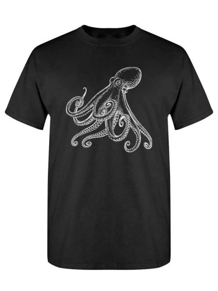ocs chalk sketch tee men's -image by shutterstock, White;black