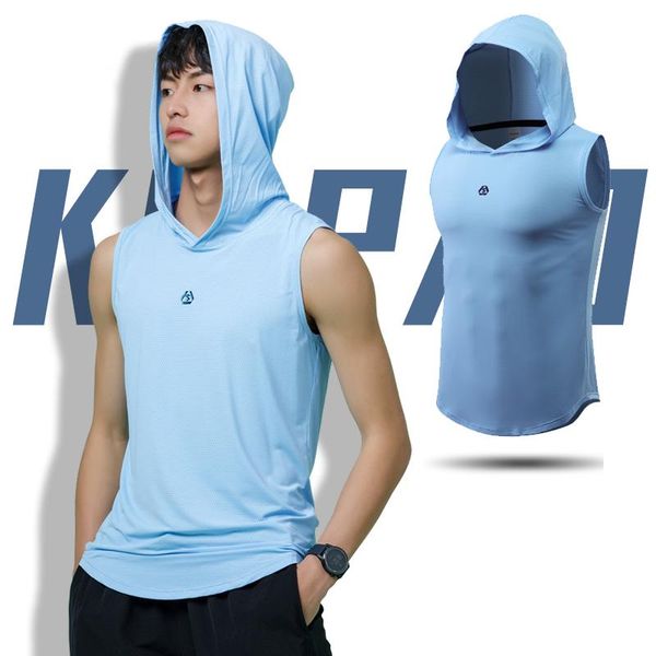 jerseys quick dry t-shirt male sleeveless hooded athletics basketball vests workout clothes running training suit thin ice silk, Black;blue
jerseys quick dry t-shirt male sleeveless hooded athletics basketball vests workout clothes running training suit thin ice silk, Black;blue