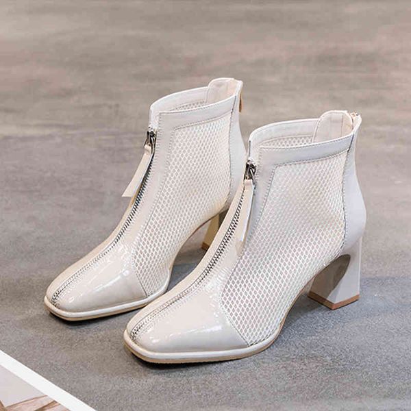 zipper mh hollow out breathable single sho women high heels cool boots 2021 spring summer ankle, Black
zipper mh hollow out breathable single sho women high heels cool boots 2021 spring summer ankle, Black