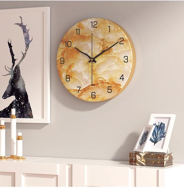 fashion marble textured metal living room round wall clock simple and creative 30cm clocks
fashion marble textured metal living room round wall clock simple and creative 30cm clocks